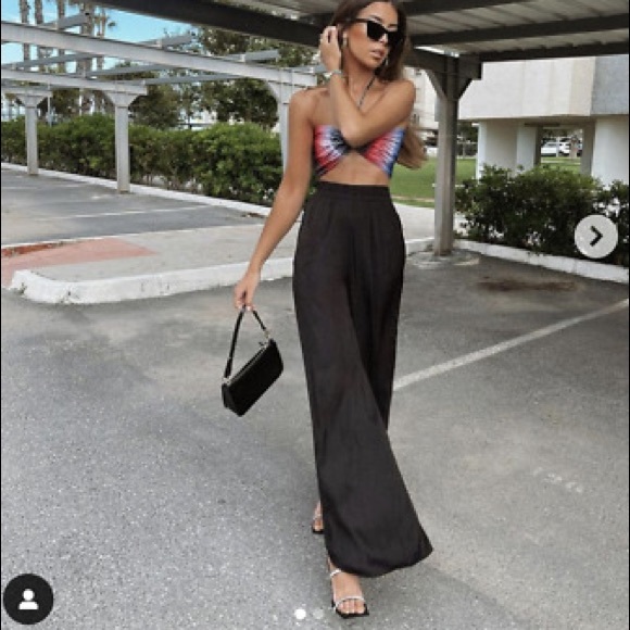 Zara Pants - Zara silky, wide leg trousers/palazzo pants